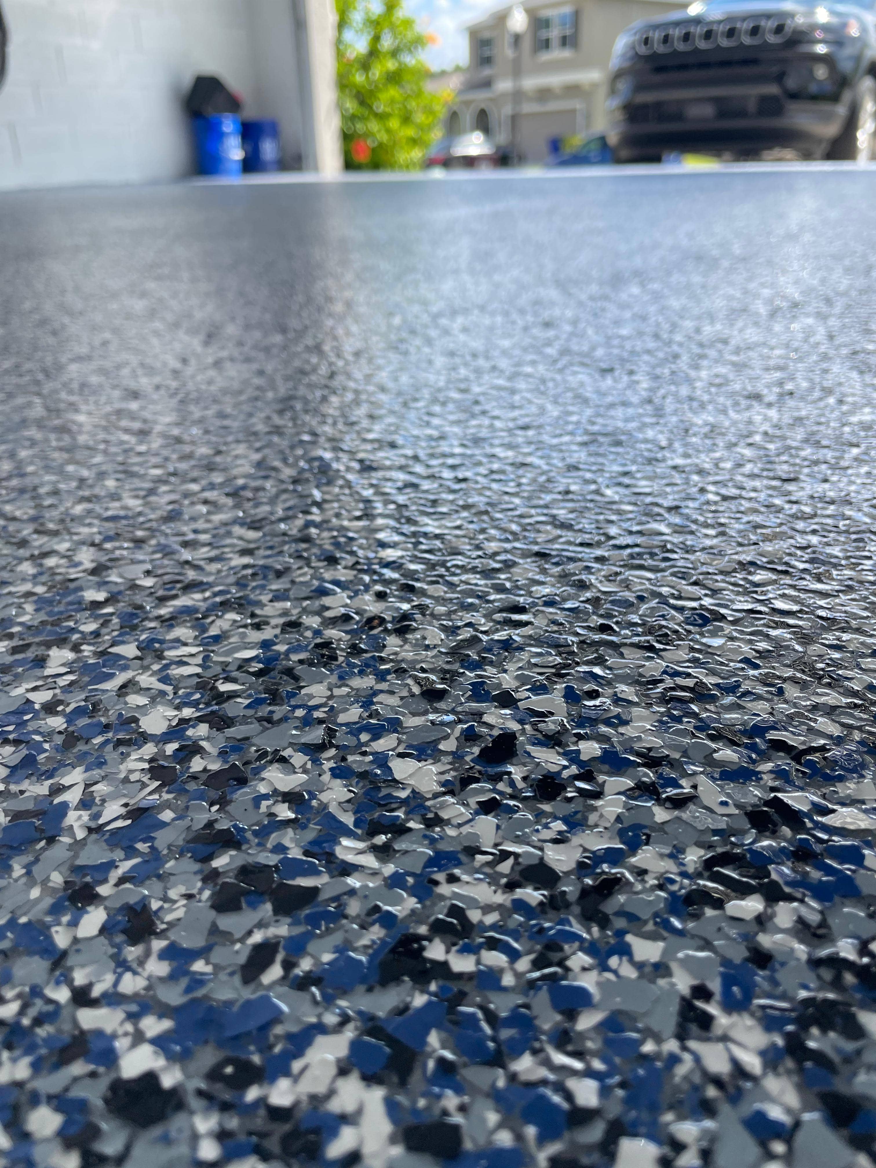 Epoxy flooring installation in Central Florida